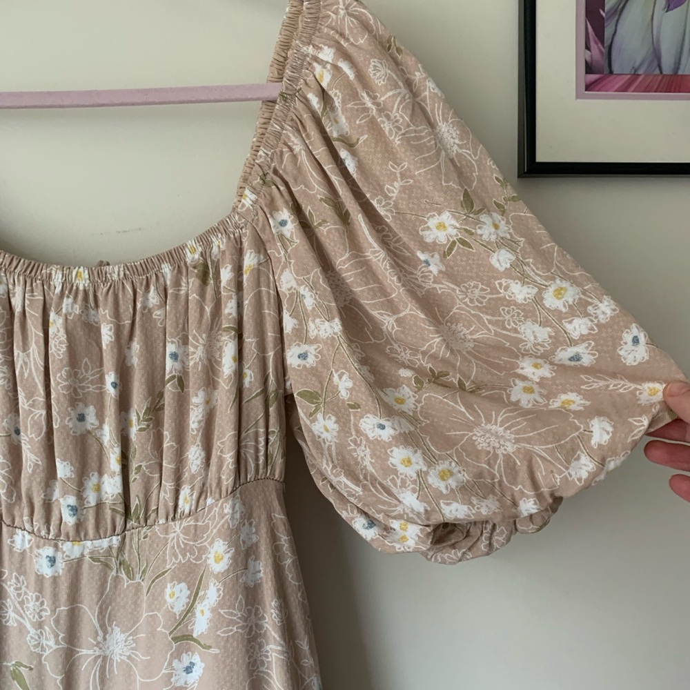 By Together Floral Puffed Sleeve Dress - Picture 3 of 10